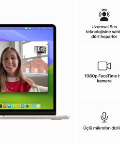 MacBook Air 13.6 inc M3 8CPU 10GPU 8GB 512GB Yıldız Işığı MRXU3TU/A -6