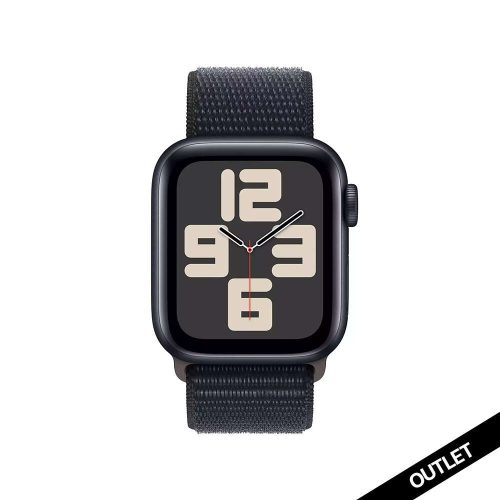 Apple Watch SE (2nd Gen) 40mm Gece Yarısı Alüminyum Kasa ve Gece Yarısı Spor Loop GPS MRE03TU/A-Teşhir -1