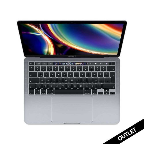 Macbook Pro 13" i5 1.4GHz / 16Gb 2133MHz / 512SSD / intel iris Plus Graphics 645 1536MB - Uzay Grisi (2020) Z0Z3000A0-İkinci El -1
