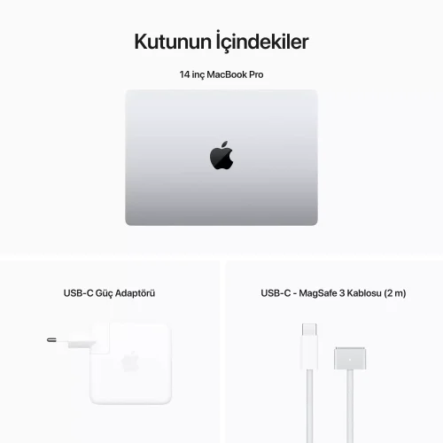 MacBook Pro 14 inc M2 Max 12CPU 30GPU 32GB 1TB Gümüş MPHK3TU/A -9