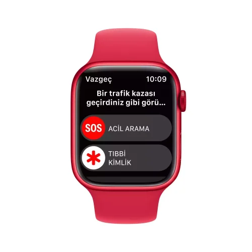 Apple Watch Series 8 GPS 45mm (PRODUCT)RED Alüminyum Kasa - (PRODUCT)RED Spor Kordon MNP43TU/A-Teşhir -2