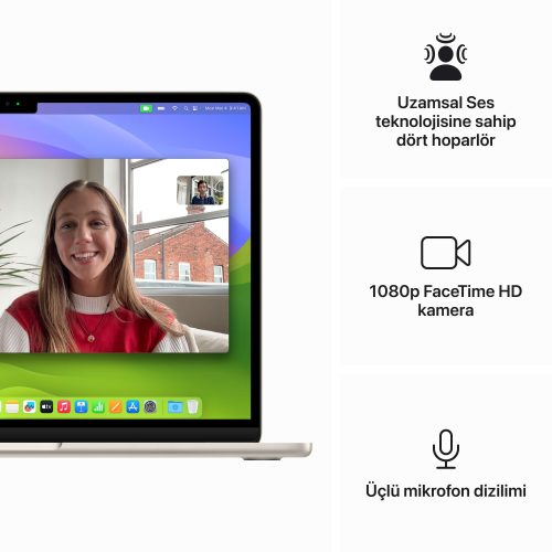 MacBook Air 13.6 inc M3 8CPU 10GPU 16GB 512GB Yıldız Işığı MXCU3TU/A -6