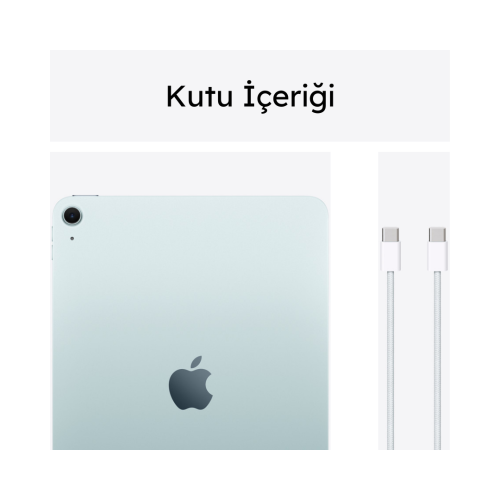 iPad Air 13 inç Wi-Fi + Cellular 128GB  Mavi MV6R3TU/A -10