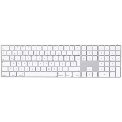 Magic Keyboard Numerik Alanlı Türkçe Q Klavye Gümüş MQ052TQ/A -1