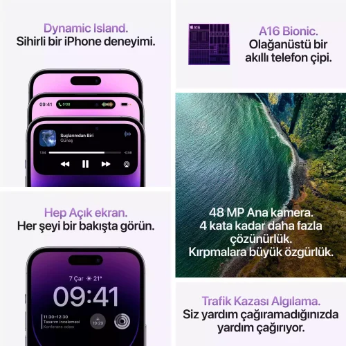 iPhone 14 Pro Max 1TB Uzay Siyahı MQC23TU/A-Teşhir -4