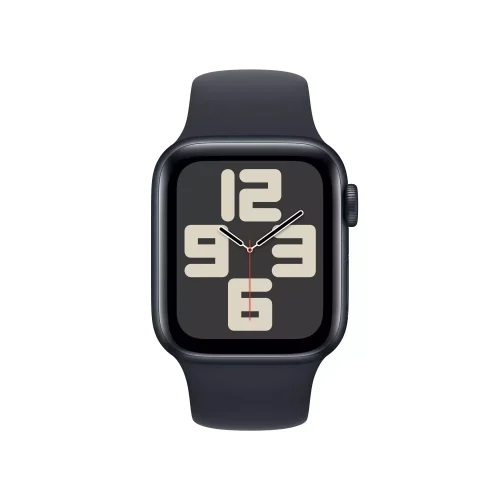 Apple Watch SE GPS + Cellular 40mm Gece Yarısı Alüminyum Kasa Gece Yarısı Spor Kordon S/M MRG73TU/A -1