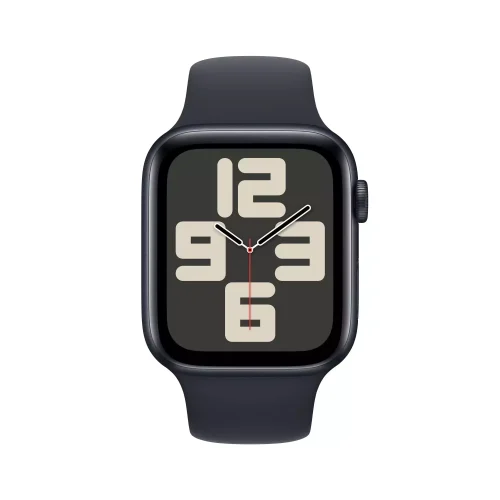 Apple Watch SE GPS + Cellular 44mm Gece Yarısı Alüminyum Kasa Gece Yarısı Spor Kordon S/M MRH53TU/A -1