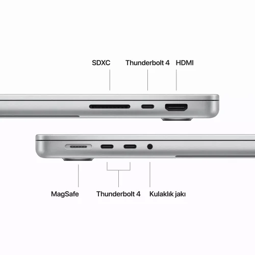 MacBook Pro 14 inc M3 Pro 11CPU 14GPU 18GB 512GB Gümüş MRX63TU/A -6