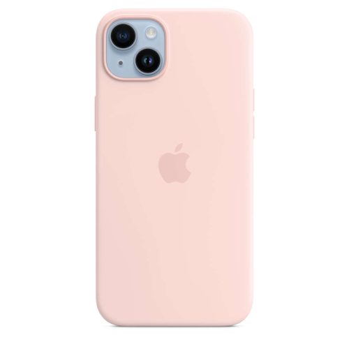 iPhone 14 Silikon Kılıf Puslu Pembe MPRX3ZM/A-Teşhir -3