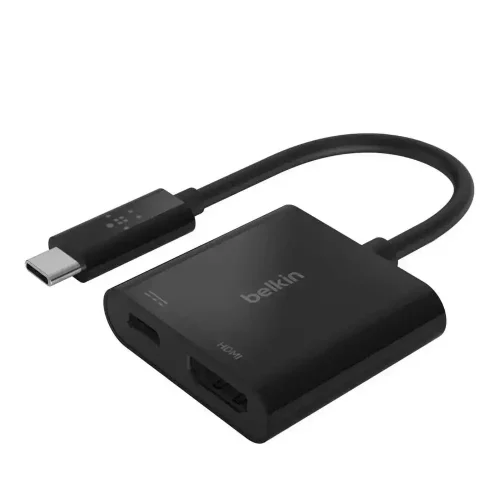Belkin USB-C Şarj + HDMI Adaptörü AVC002BTBK -1