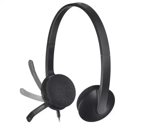 Logitech H340 USB Gürültü Önleyici Mikrofonlu Kablolu Kulaklık Siyah 981-000475 -1