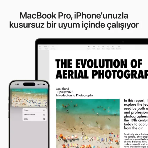 MacBook Pro iPhone senkronizasyon