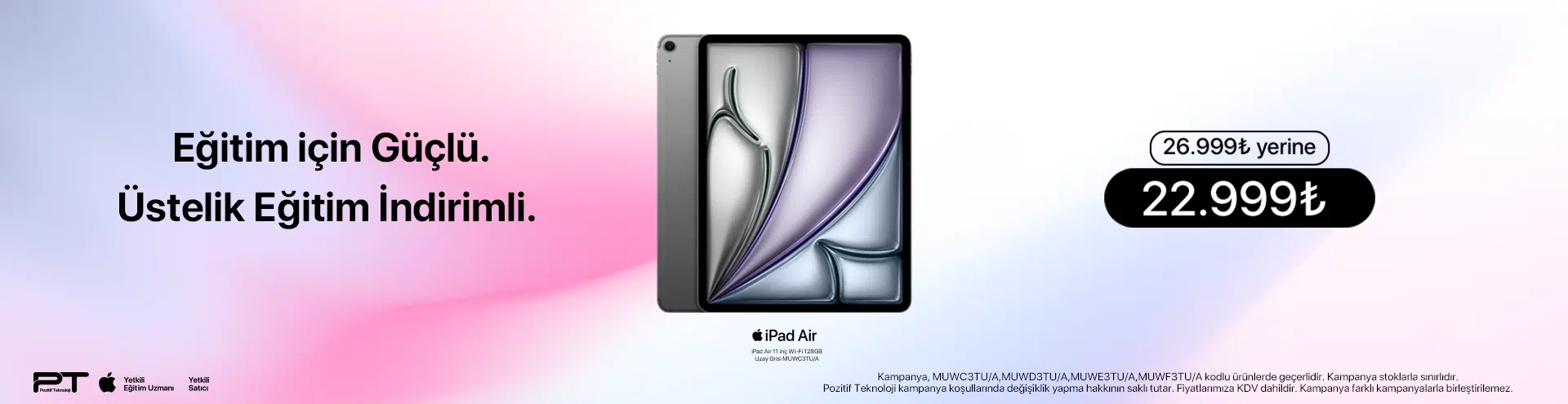 iPad Air M2 Arabanner