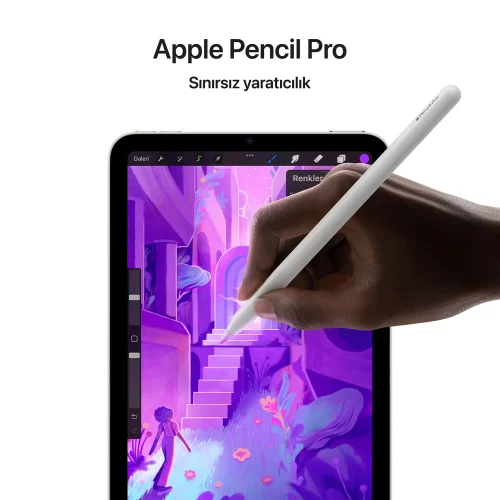 iPad Mini Mavi Apple Pencil Pro Uyumluluk