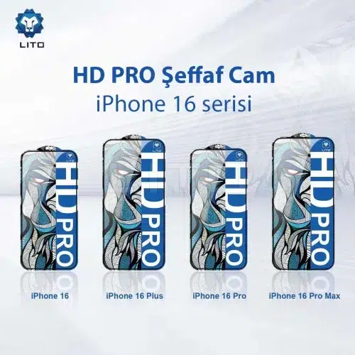 iPhone 16 Serisi Lito HD Pro Ekran Koruyucu