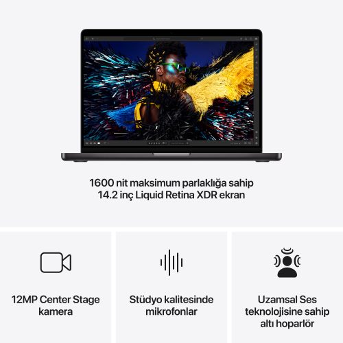 MacBook Pro M4 Uzay Siyahı Özellikler