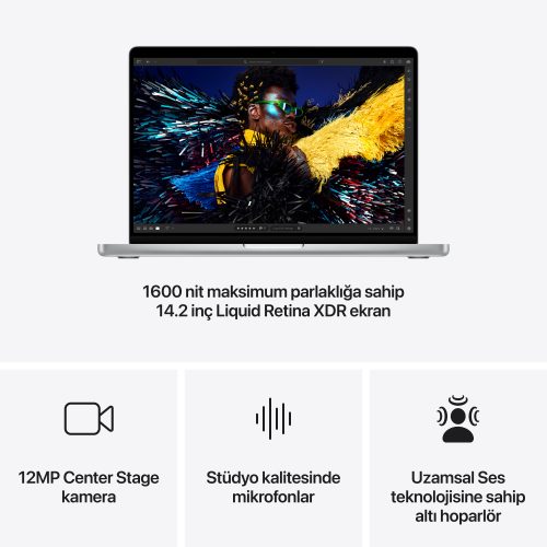 MacBook Pro M4 Gümüş Özellikler