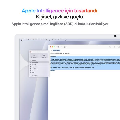 iMac M4 Gümüş Apple Intelligence