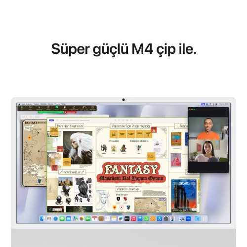 iMac M4 Çip Gümüş