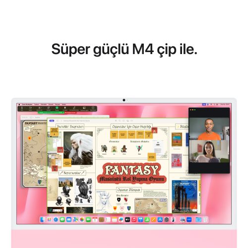 iMac M4 Çip Pembe