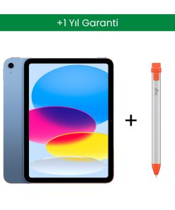 İTK Eğitim Seti +1 Yıl Garanti iPad 10. Nesil Mavi Logitech Crayon