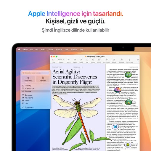 MacBook Air 15 inç M4 Gümüş Apple Intelligence