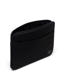 Herschel Denman 15 / 16 inç MacBook iPad Siyah Kılıfı 30105-00001 Astarlı İç Tasarım